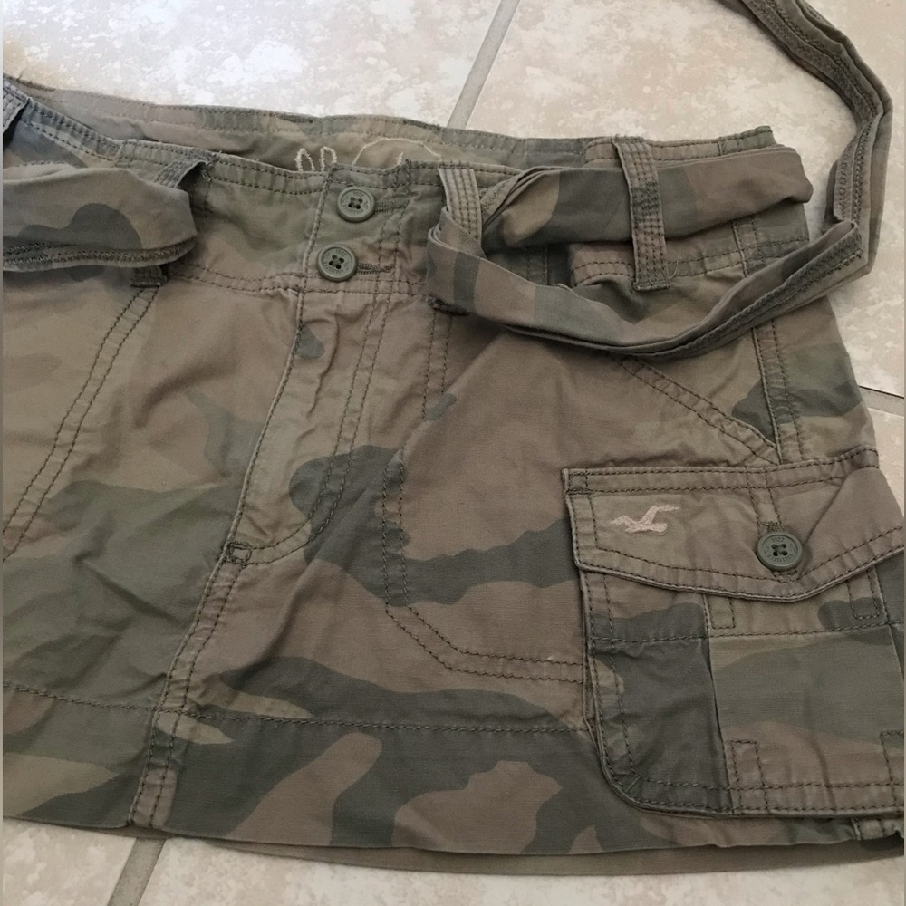 Y2k Hollister mini camo cargo skirt - Picture 11 of 16